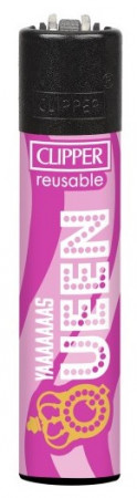 Clipper Feuerzeug Pink Power